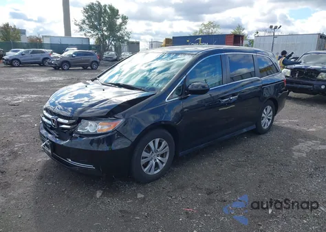 2016 Honda Odyssey Ex-L из США, поврежденный, VIN 5FNRL5H63GB077588